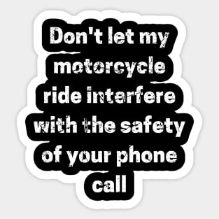 Motorcycle Safety Sticker